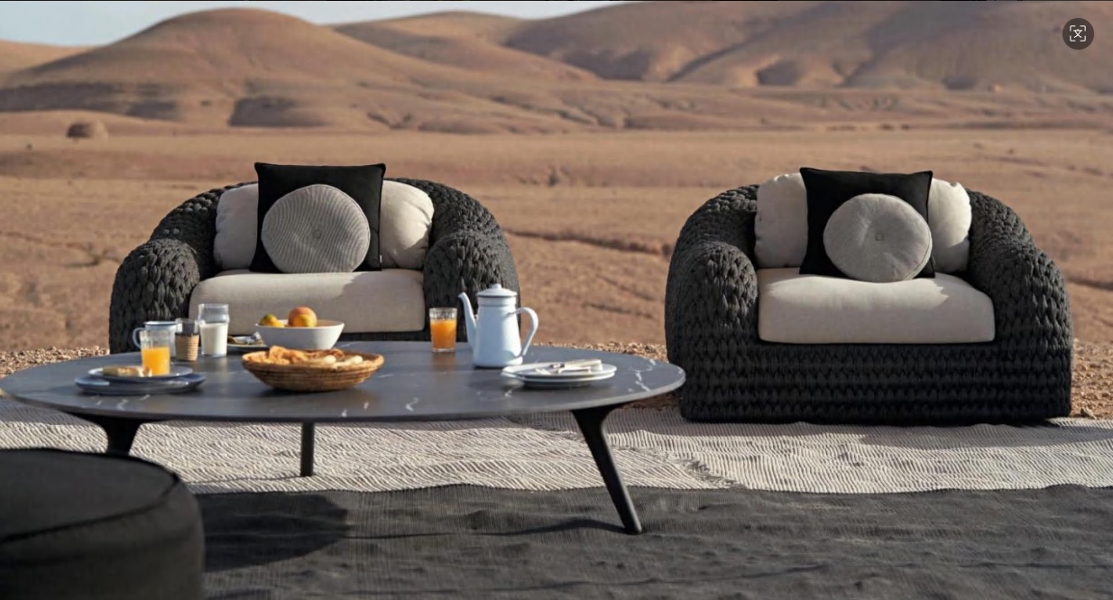 sofa in the desert