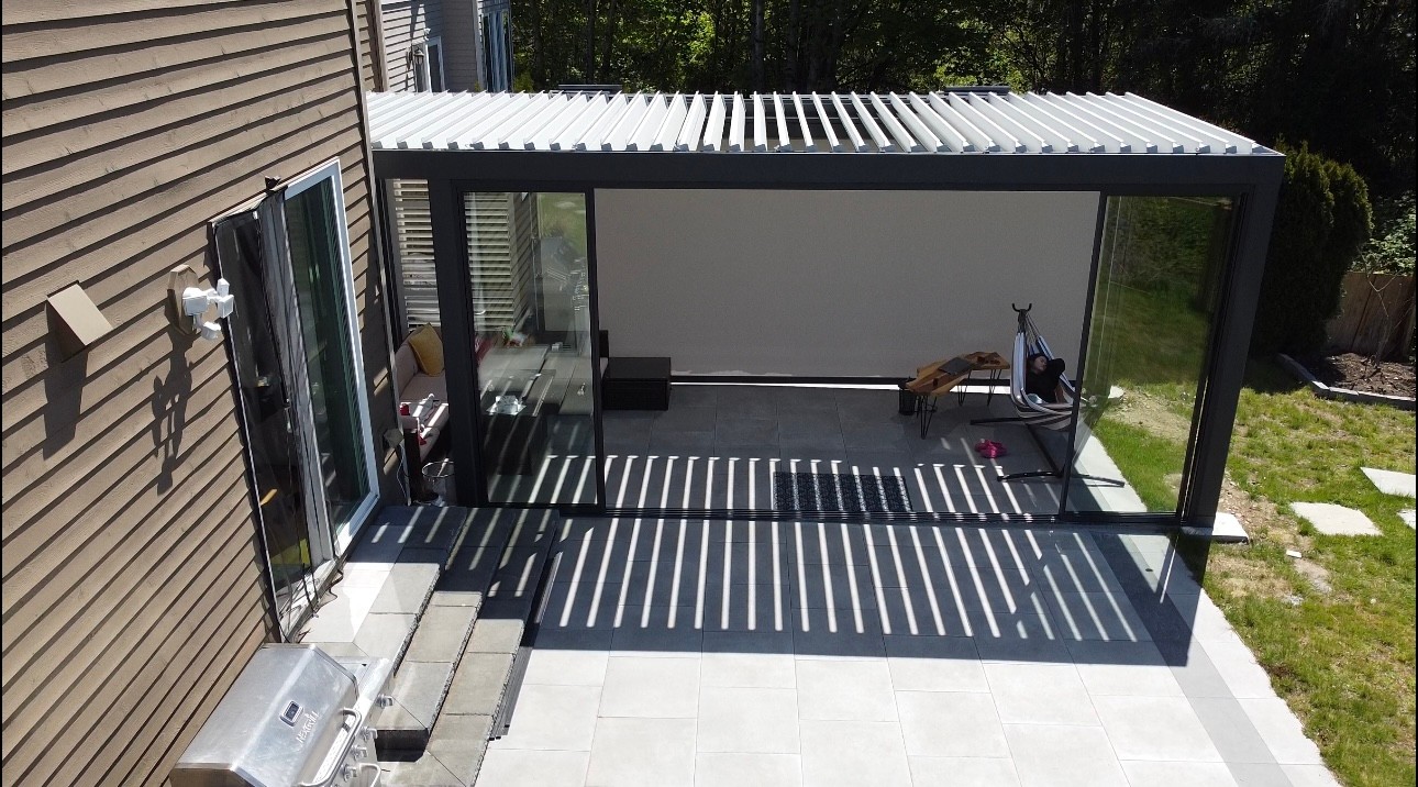 A House with a pergola